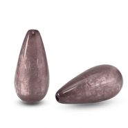 Polaris kralen druppel vorm Polmo Lavender frost