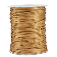 Macramé draad gevlochten 1.5mm Gold