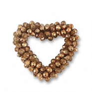 Top facet hangers hart Copper brown