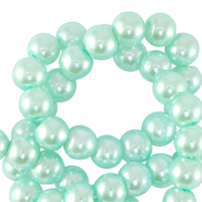 Glasparels 8mm Light mint green