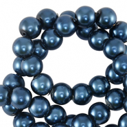 Glasparels 8mm Dark blue