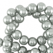 Glasparels 6mm Silver