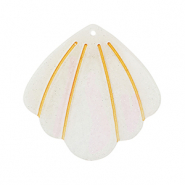 Resin hangers schelp Off white