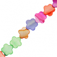 Schelp kralen bloem Multicolour