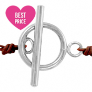 Roestvrij stalen (RVS) Stainless steel onderdelen kapittelslot Zilver