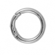 Onderdelen sleutelhanger ring Silver