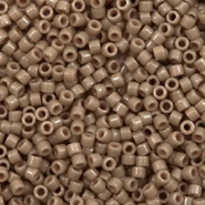 Miyuki kralen delica's 11/0 Duracoat opaque dyed beige