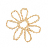Raffia hanger bloem 55mm Light peach