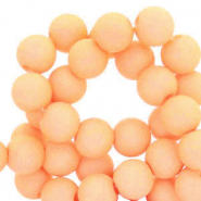 6 mm acryl kralen Peach