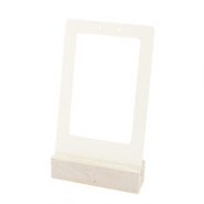 Sieraad display voor oorbellen Natural-off white