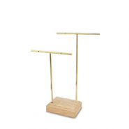 Sieraad display voor oorbellen Natural-gold