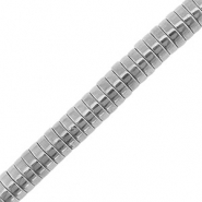 Hematite kralen disc 6mm Silver