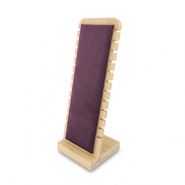 Sieraad display voor armbanden Natural-aubergine purple