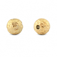 Roestvrij stalen (RVS) Stainless steel kralen 8mm Gold