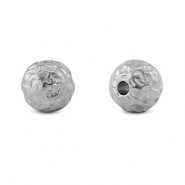 Roestvrij stalen (RVS) Stainless steel kralen 8mm Silver