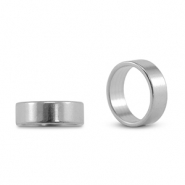 Schuivers DQ metaal ring Antiek zilver (Nikkelvrij)