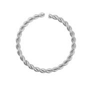 Roestvrij stalen (RVS) stainless steel onderdelen buigring Silver