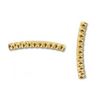 Roestvrij stalen (RVS) stainless steel kralen tube Gold