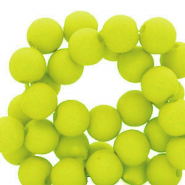 6 mm acryl kralen Lime green