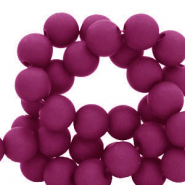 4 mm acryl kralen Berry wine red
