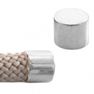 DQ metaal eindkap &Oslash;10mm Antiek zilver (nikkelvrij)