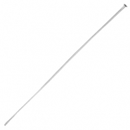 Onderdelen DQ metaal nietstift 70mm Antiek zilver (nikkelvrij)