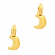 Bedels DQ metaal maan Goud (nikkelvrij)