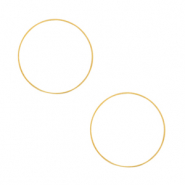 Onderdelen DQ metaal dichte ring 10mm Goud (nikkelvrij)