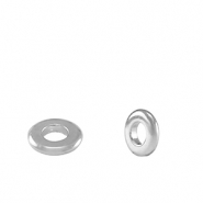 Kralen DQ metaal spacer ring 6mm Antiek zilver (nikkelvrij)