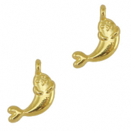 Bedels DQ metaal zeehond Goud (nikkelvrij)
