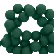 6 mm acryl kralen Dark green
