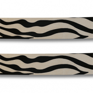 Bandana zebra Black-beige