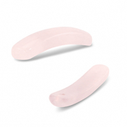 Natuursteen tussenstuk aventurijn kwarts Light pink