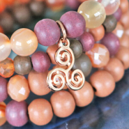 Inspiratiesets Houten kralen in trend kleuren