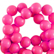 10 mm acryl kralen shiny Fuchsia pink