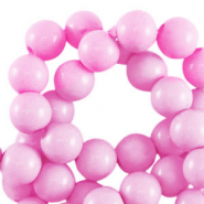 4 mm acryl kralen shiny Light pink