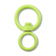 Gekleurde onderdelen sleutelhanger rond Green