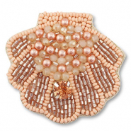 Broches schelp Light peach