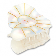 Haaraccessoires haarklem schelp White-gold