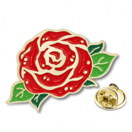 Pins roos Red-green-gold