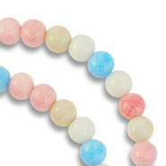 8 mm glaskralen Multicolor