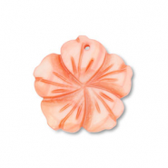 Schelp hanger bloem Peach pink