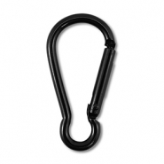 Gekleurde onderdelen sleutelhanger Black