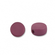 Acryl kralen disc Aubergine