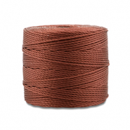 Nylon S-Lon draad 0.5mm Mahogany brown