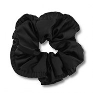 Scrunchies haarelastiek silky Black