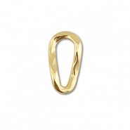 Roestvrij stalen (RVS) stainless steel onderdelen tussenstuk ovaal Gold