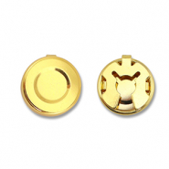 Eco-brass&reg; metaal button covers Gold