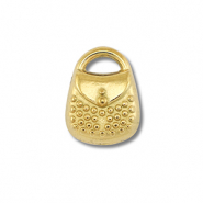 Roestvrij stalen (RVS) Stainless steel bedels handtas Gold