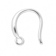 Roestvrij stalen (RVS) Stainless steel onderdelen oorbellen / oorhanger Silver